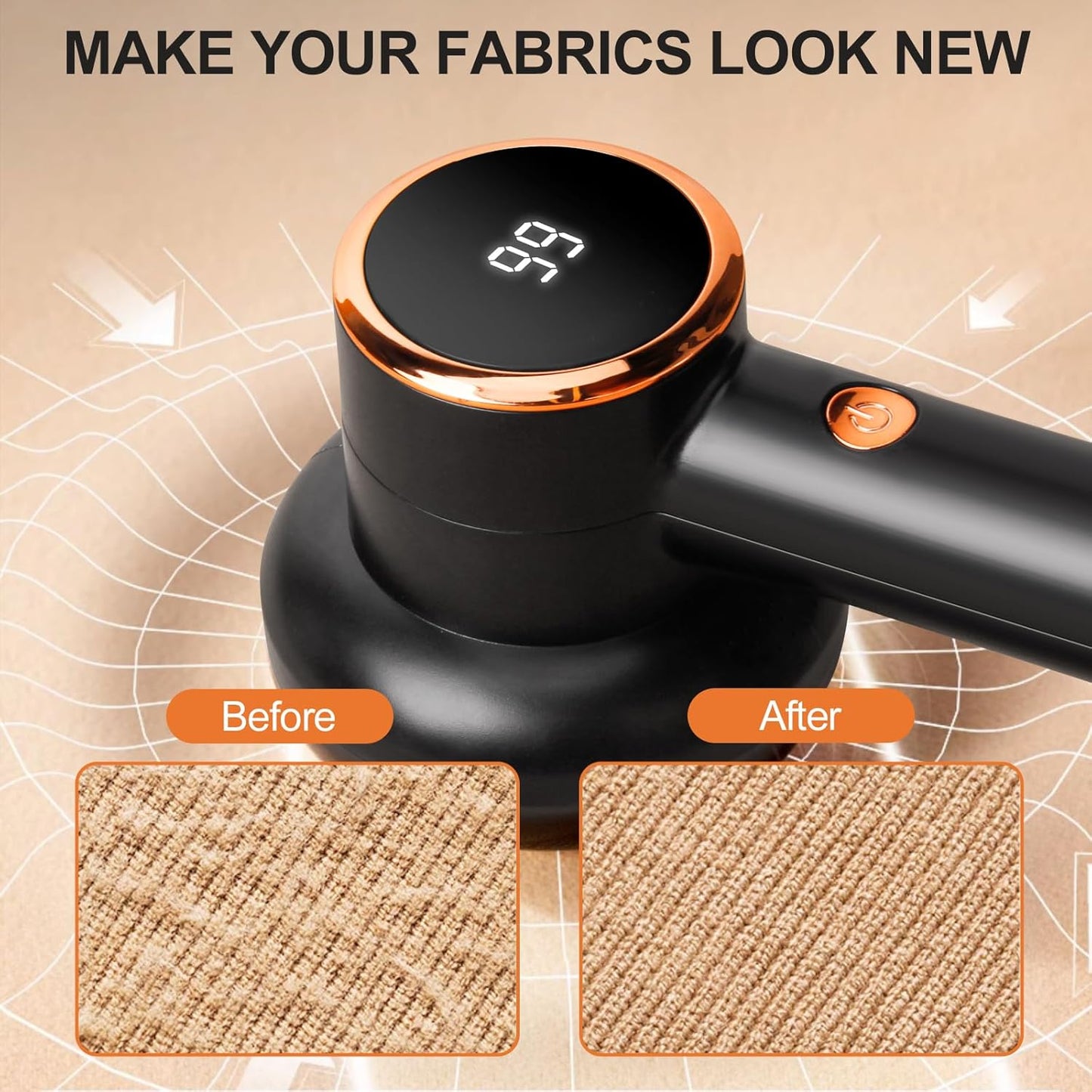 Quita Pelusa Pantalla Led Recargable Usb